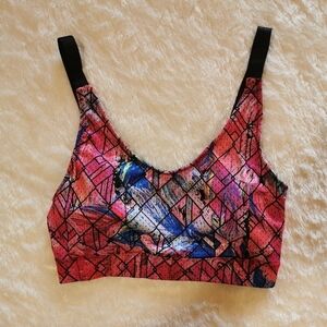 NWT Jessica Simpson The Warmup Sports Bra - Sz L